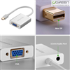 Cáp chuyển đổi Mini displayport to VGA + Audio chính hãng Ugreen 10437