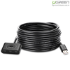 Bộ chia cổng USB 2.0 ra 4 cổng dài 10m chính hãng Ugreen 20217 cao cấp