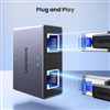Bộ chia mạng Ethernet 1 sang 2 chuẩn 1000Mbps Ugreen 45311 cao cấp (Plug in Play)