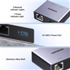 Bộ chia mạng Ethernet 1 sang 2 chuẩn 1000Mbps Ugreen 45311 cao cấp (Plug in Play)