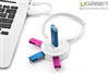 Bộ chia USB 2.0 4 cổng có hỗ trợ OTG chính hãng Ugreen UG-20271 cao cấp
