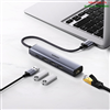 Bộ chia USB 2.0 ra 3 cổng USB 2.0 + Lan 100Mbps Ugreen 20900 cao cấp