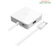 Bộ chia USB 2.0 ra 4 cổng dài 1m chính hãng Ugreen 20804 (màu trắng)