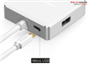 Bộ chia USB 2.0 ra 4 cổng dài 1m chính hãng Ugreen 20804 (màu trắng)