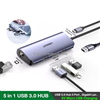 Bộ chia USB 3.0 ra 3 cổng USB 3.0 + Lan Gigabit 1000Mbps Ugreen 60719