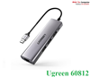 Bộ chia USB 3.0 ra 3 cổng USB 3.0 + Lan Gigabit 1000Mbps Ugreen 60812 cao cấp