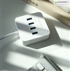 Bộ chia USB 3.0 ra 4 cổng hỗ trợ DC 5V/2A dài 1,5m chính hãng Ugreen 30221 cao cấp
