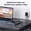 Bộ chia USB-C ra 7 cổng USB 3.0 bao gồm USB-A x5, USB-C x2 Ugreen 75949US cao cấp