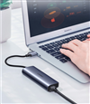 Bộ chia USB Type-C ra 3 cổng USB 3.0 + Lan Gigabit 1000Mbps hỗ trợ sạc PD Ugreen 60717