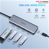 Bộ chia USB Type-C ra 4 cổng USB 3.0 có hỗ trợ nguồn Ugreen 70336