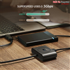 Bộ chia USB Type-C ra 4 cổng USB 3.0 dài 1M Ugreen 40850 chính hãng