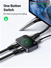 Bộ gộp tín hiệu Switcher Splitter HDMI 2.1 2 vào 1 ra hỗ trợ 8K@60hz Ugreen 90385 cao cấp (2-1)