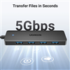Bộ Hub chia 4 cổng USB-A 3.0 tốc 5Gbps cáp dài 1M Ugreen 35574/CM219 cao cấp