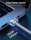 Bộ Hub chia USB 3.0 ra 3 cổng USB 3.0 + Lan Gigabit 1000Mbps Ugreen 20798 cao cấp