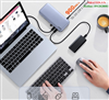 Bộ mở rộng tín hiệu 10 in 1 DP 8K@60Hz/USB 3.1/Lan Gigabit/SD/TF/Sạc PD 60W Ugreen 80547 cao cấp