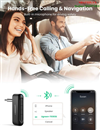 Bộ nhận âm thanh Bluetooth 5.0 AUX 3.5mm cho ô tô hỗ trợ MIC gọi điện Ugreen 70303 cao cấp