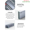 Box ổ cứng sata 2.5 DUAL RAID USB Type-C 3.1 GEN2 tốc độ 10Gbps Ugreen 80857 cao cấp (Hỗ trợ ổ 6TB)