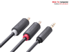 Cáp âm thanh audio 3.5mm sang 2RCA (hoa sen) 15M Ugreen 60834 cao cấp