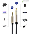 Cáp âm thanh Audio 3.5mm to 6.5mm dài 1m chính hãng Ugreen 40802 cao cấp