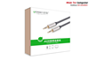 Cáp âm thanh AUX 3.5mm 2 đầu  dài 10m chính hãng Ugreen 40785