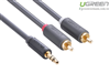 Cáp audio 1 ra 2 RCA (hoa sen) 1.5M Ugreen 10511 chính hãng