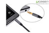 Cáp Audio 3.5mm 0.5M Ugreen 2 đầu mạ vàng 24K chính hãng Ugreen 10723