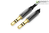 Cáp Audio 3.5mm 0.5M Ugreen 2 đầu mạ vàng 24K chính hãng Ugreen 10723