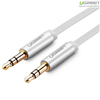 Cáp Audio 3.5mm 1M Ugreen 2 đầu mạ vàng 24K chính hãng Ugreen 10763 cao cấp