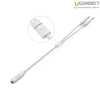 Cáp Audio 3,5mm âm ra 2 đầu 3,5mm 1 Mic 1 loa chính hãng - Ugreen 10790 mạ vàng cao cấp