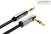 Cáp Audio 3,5mm dài 1m đầu bẻ góc 90 độ Ugreen 10597 hãng chính hãng