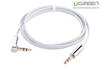 Cáp Audio 3,5mm dài 1m đầu bẻ góc 90 độ Ugreen 10597 hãng chính hãng