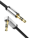 Cáp Audio 3.5mm đầu bẻ góc 90 độ dài 1M Ugreen 10597 cao cấp
