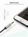 Cáp Audio 3.5mm đầu bẻ góc 90 độ dài 1M Ugreen 10597 cao cấp