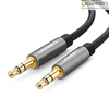 Cáp Audio 3.5mm dây tròn 1M Chính hãng Ugreen UG-10733 mạ vàng 24K