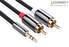 Cáp Audio 3,5mm ra 2 đầu RCA dài 1,5m chính hãng Ugreen 10583