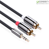 Cáp Audio 3,5mm ra 2 đầu RCA dài 3m chính hãng Ugreen 10590