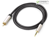 Cáp Audio 3.5mm to RCA Coaxial dài 5m chính hãng Ugreen 20735 cao cấp