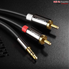 Cáp Audio 3,5mm to RCA dài 1m chính hãng Ugreen 10749 mạ vàng cao cấp