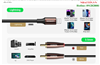 Cáp audio âm thanh Lightning sang 2 RCA cho iPhone dài 1M Ugreen 40897 cao cấp (MFi Apple Certified,