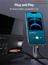 Cáp audio âm thanh Lightning sang 2 RCA cho iPhone dài 1M Ugreen 40897 cao cấp (MFi Apple Certified,