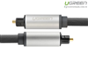 Cáp audio quang (Toslink, Optical) 1m Chính hãng Ugreen 10539