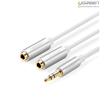 Cáp chia 2 cổng Audio 3,5mm dài 20cm chính hãng Ugreen 10780