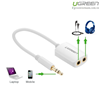 Cáp chia Audio 1 ra 2 đầu 3,5mm chính hãng Ugreen 10738