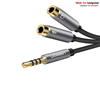 Cáp chia Audio 3.5mm ra 2 đầu 3.5mm Loa và Mic Ugreen 30619