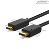 Cáp chuyển đổi Displayport to HDMI dài 1m chính hãng Ugreen 10238 cao cấp