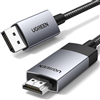 Cáp chuyển đổi Displayport to HDMI dài 3M hỗ trợ 4K60Hz, 2K144Hz, 1080p240Hz Ugreen 25491 cao cấp