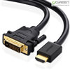 Cáp chuyển đổi HDMI to DVI 24+1 dài 1,5m HD106 chính hãng Ugreen 11150