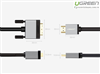 Cáp chuyển đổi HDMI to DVI (24+1) dài 3M Ugreen 20888 chính hãng