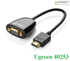 Cáp chuyển đổi HDMI to VGA ( không Audio )chính hãng Ugreen 40253 cao cấp