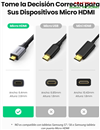 Cáp chuyển đổi Micro HDMI to HDMI 2.0 bện dù 4K 3D 1080P Ugreen 10553 cao cấp